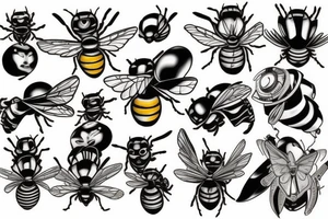 bumblebee tattoo idea