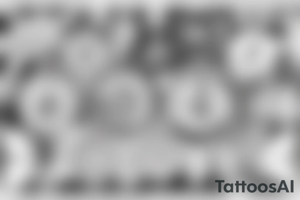 compass, hourglass, adventure, travel tattoo idea