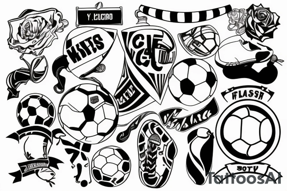 Soccer, modern technology, youth mistake tattoo idea
