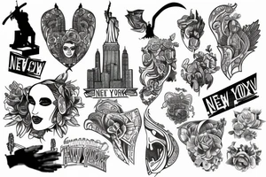 New York City Bronx tattoo idea