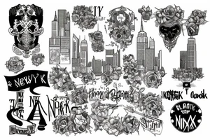 New York City Bronx tattoo idea
