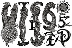 2010.09.07 roman numerals tattoo idea