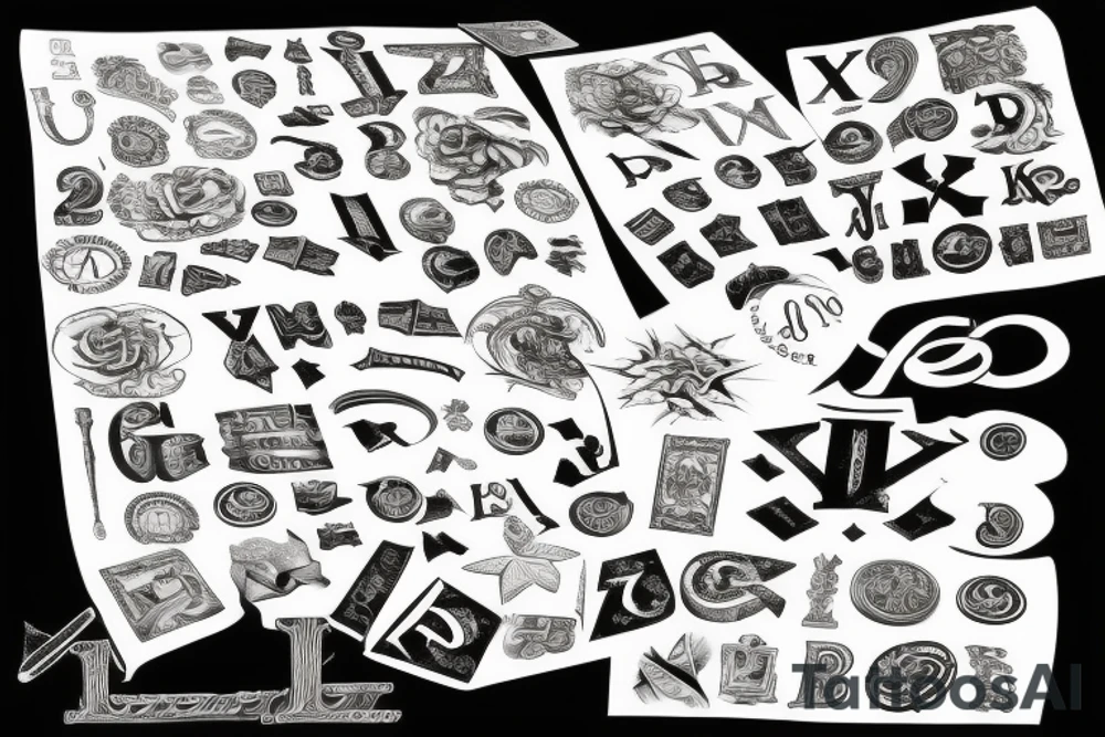 2010.09.07 roman numerals tattoo idea