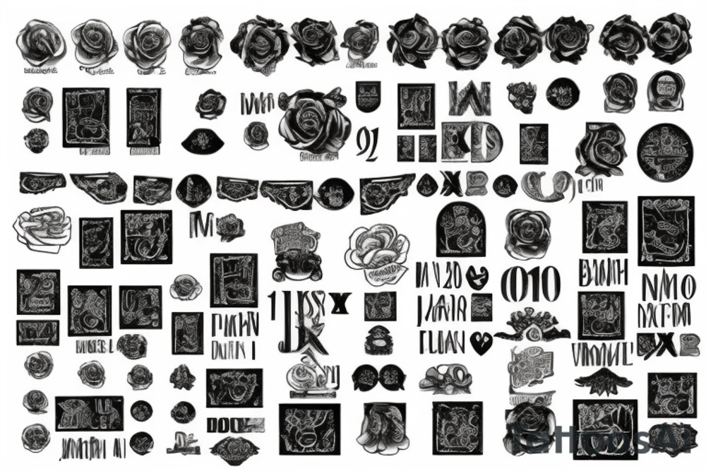 2010.09.07 roman numerals tattoo idea