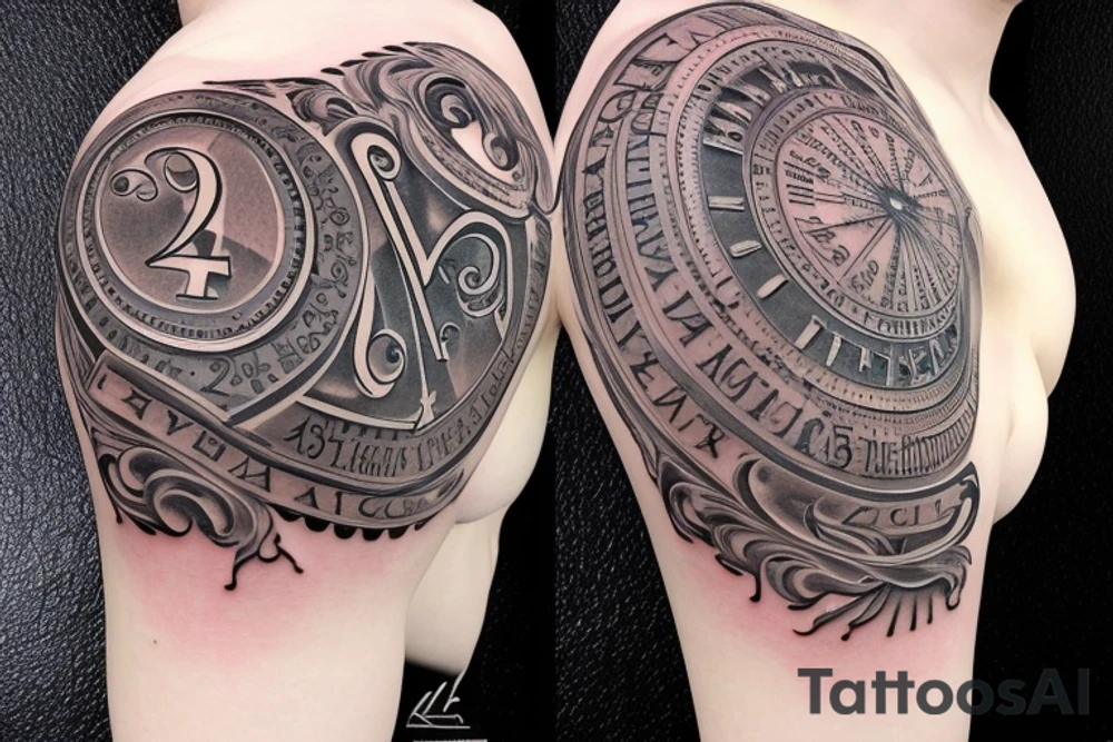 roman numerals tattoo idea