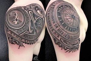 roman numerals tattoo idea
