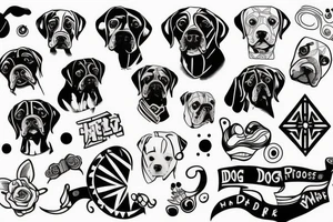 dog tattoo idea