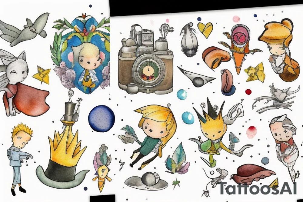 the little prince tattoo idea