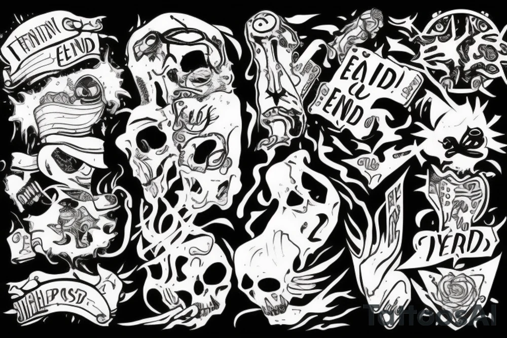 Finding the end of everything tattoo idea