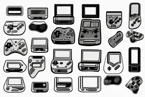 Game boy tattoo idea