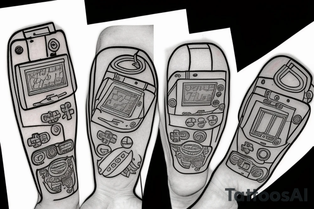 Game boy tattoo idea