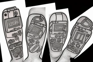Game boy tattoo idea