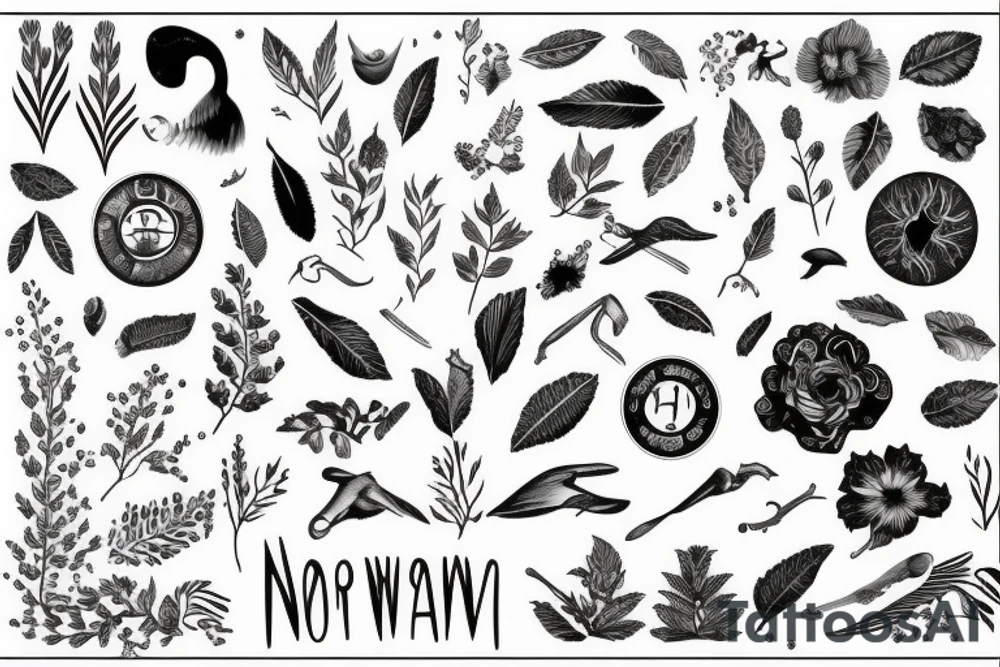 Norway nature tattoo idea