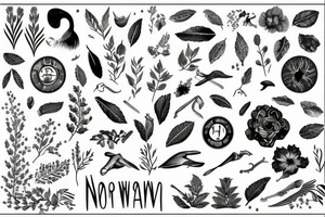 Norway nature tattoo idea