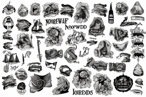 Norway fjords tattoo idea