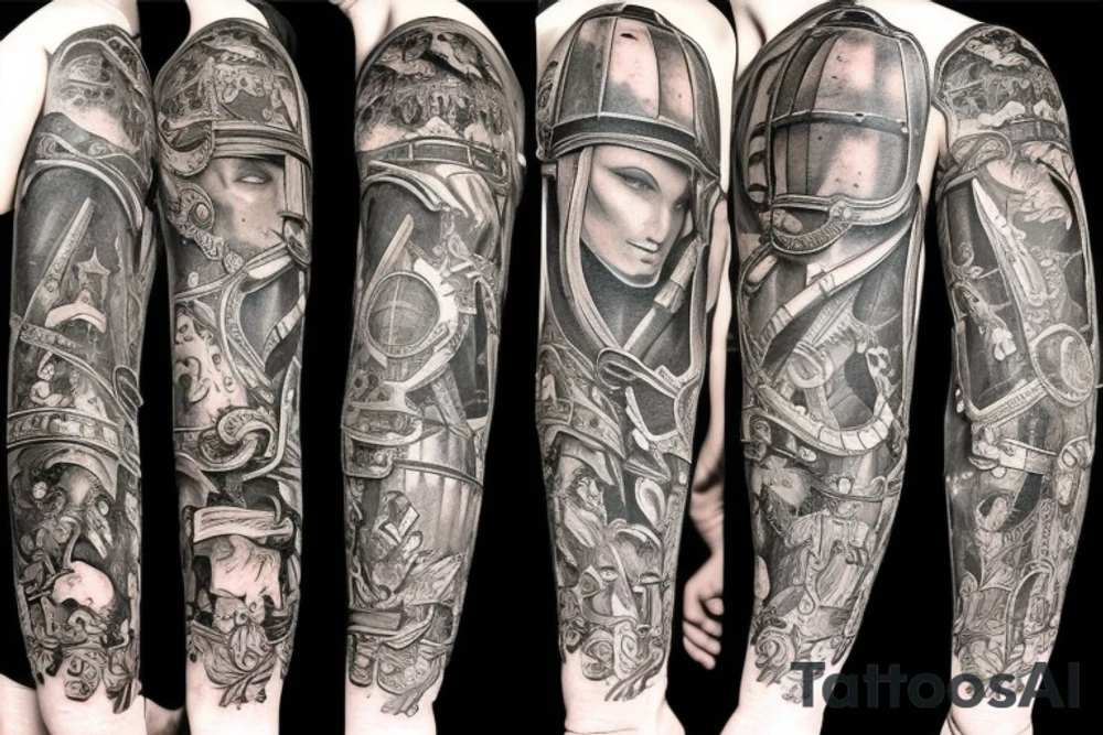 Russian knight tattoo idea