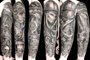 Russian knight tattoo idea