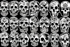 Fuck with skull tattoo idea
