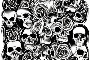 Fuck with skull tattoo idea