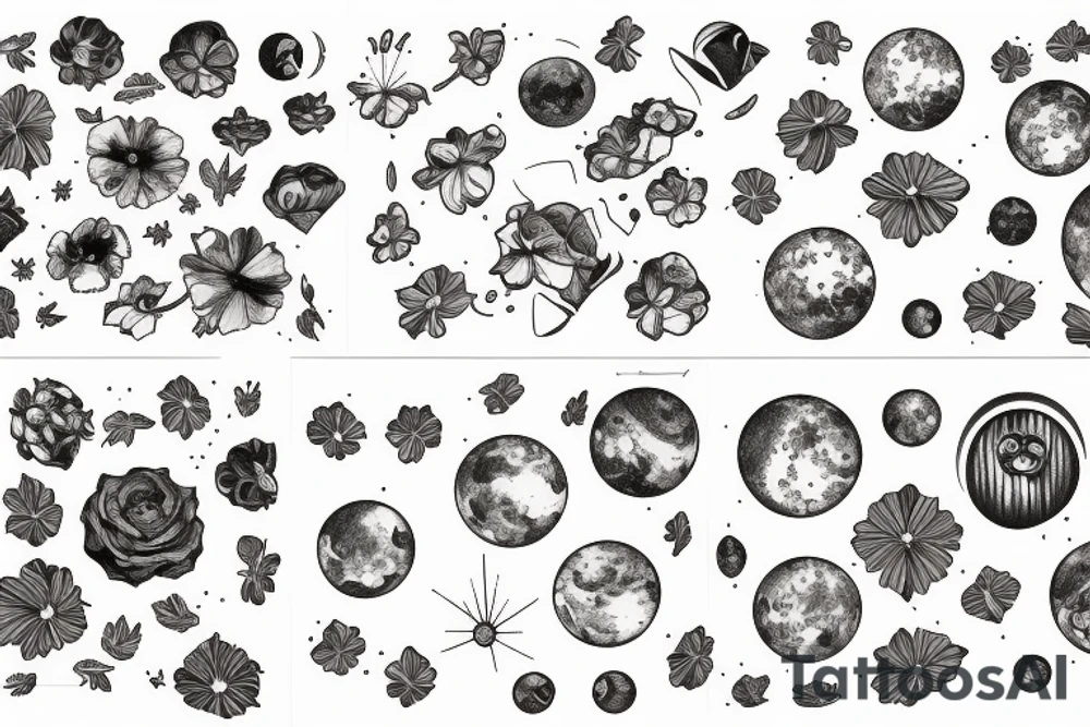 Cosmos, universe, energy tattoo idea