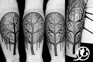 family tree tattoo idea