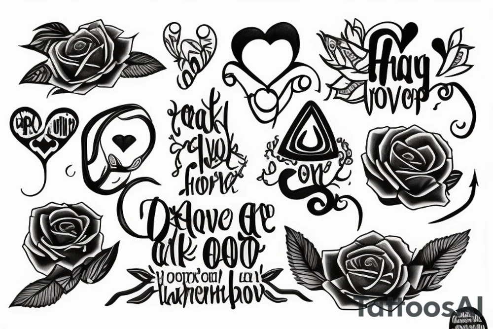 a tattoo which symbolises getting over darkness, depression, heartbreak and finally being happy and looking forward to living. tattoo idea