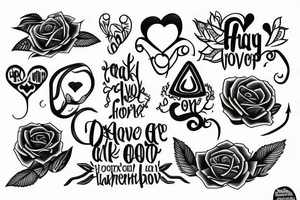 a tattoo which symbolises getting over darkness, depression, heartbreak and finally being happy and looking forward to living. tattoo idea