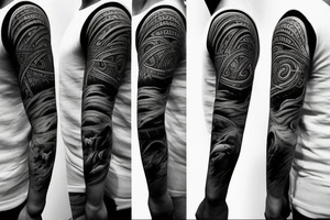 a tattoo which symbolises getting over darkness, depression, heartbreak and finally being happy and looking forward to living for men tattoo idea