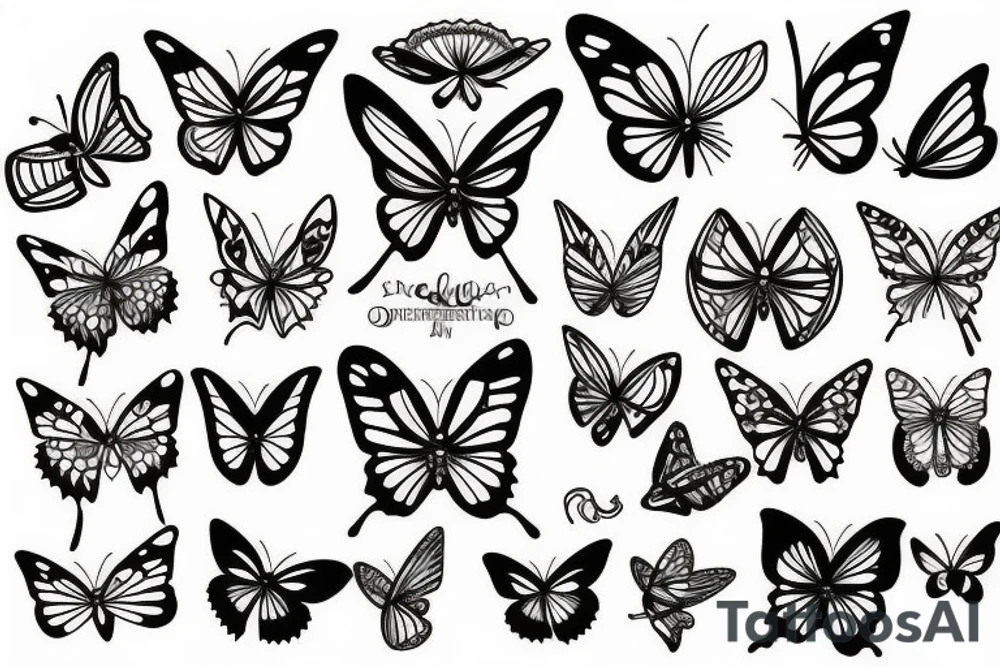 butterfly tattoo idea