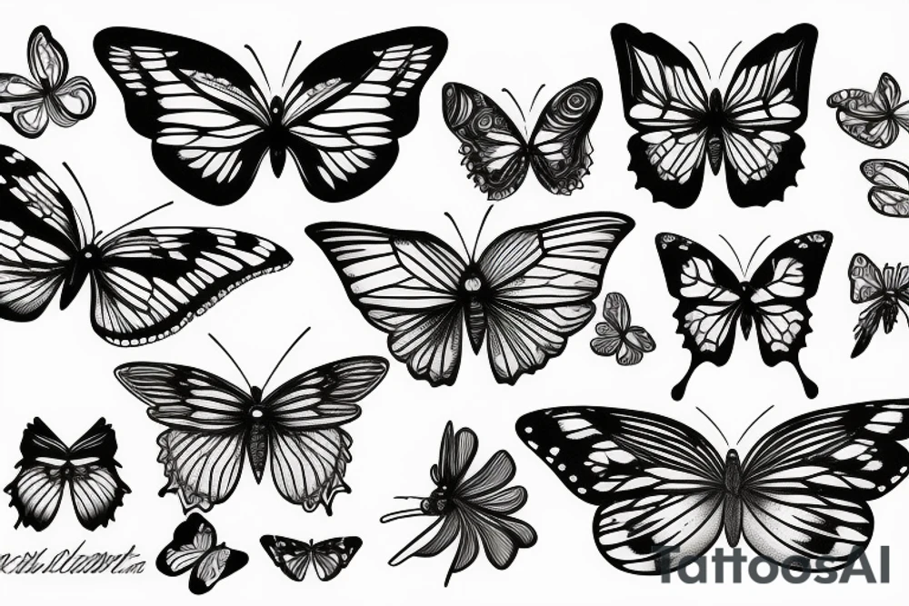 butterfly tattoo idea