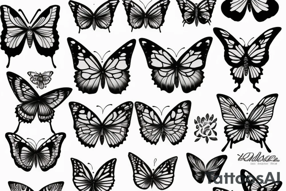 butterfly tattoo idea