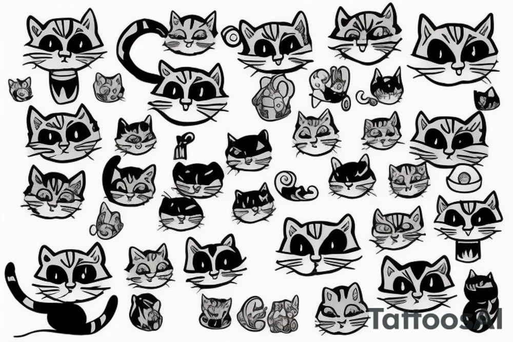 War kitten tattoo idea