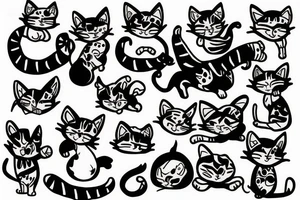 War kitten tattoo idea