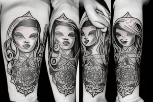 witch tattoo idea