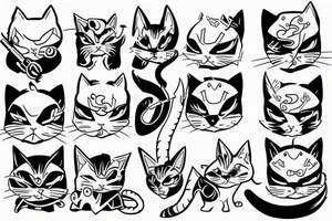 Battle cat tattoo idea