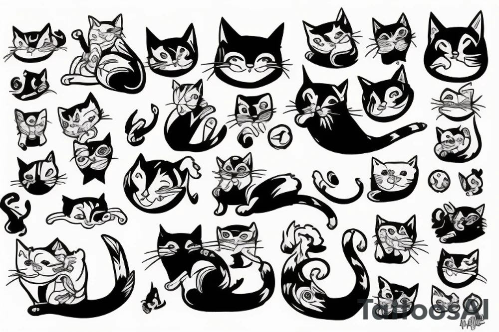 Battle cat tattoo idea