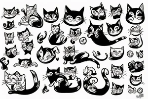 Battle cat tattoo idea