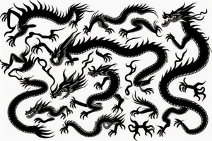 asia dragon tattoo idea