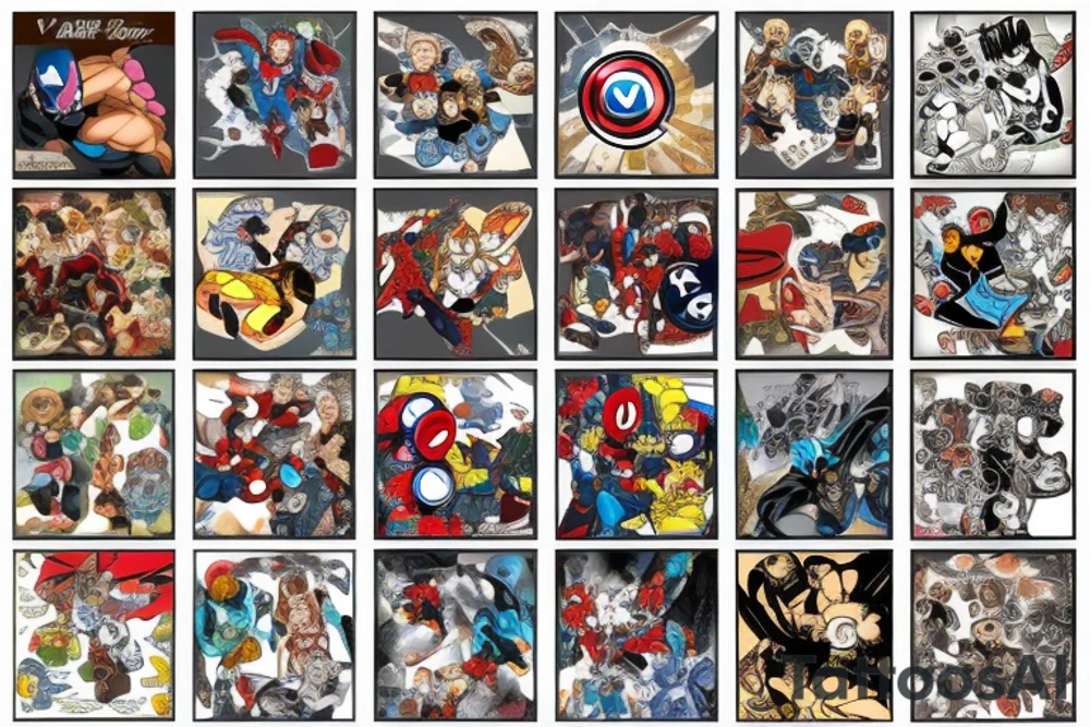 Bracelet with marvel tattoo idea