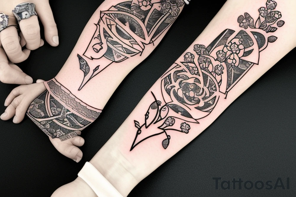 Bracelet tattoo idea