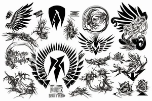 Phoenix that means I had a bad time in the past but I'm reborn tattoo idea