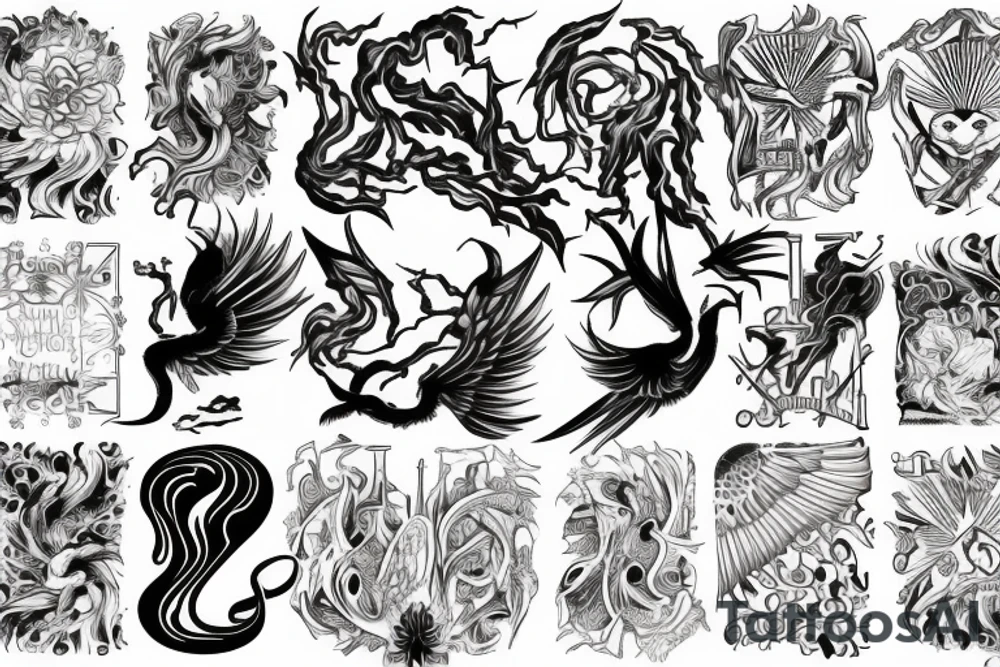 Phoenix tattoo idea