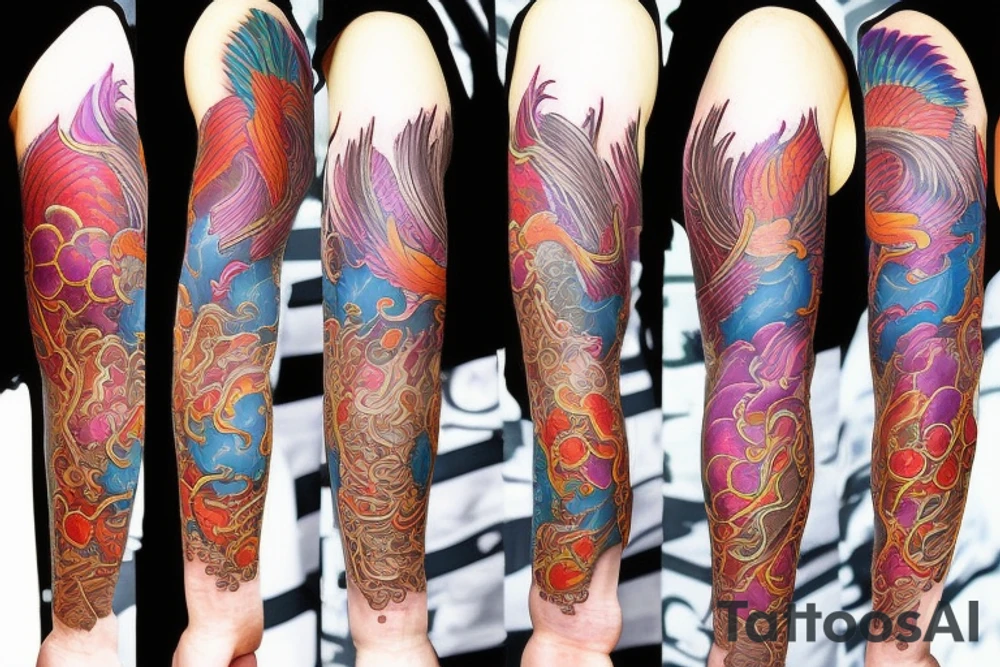 Phoenix tattoo idea