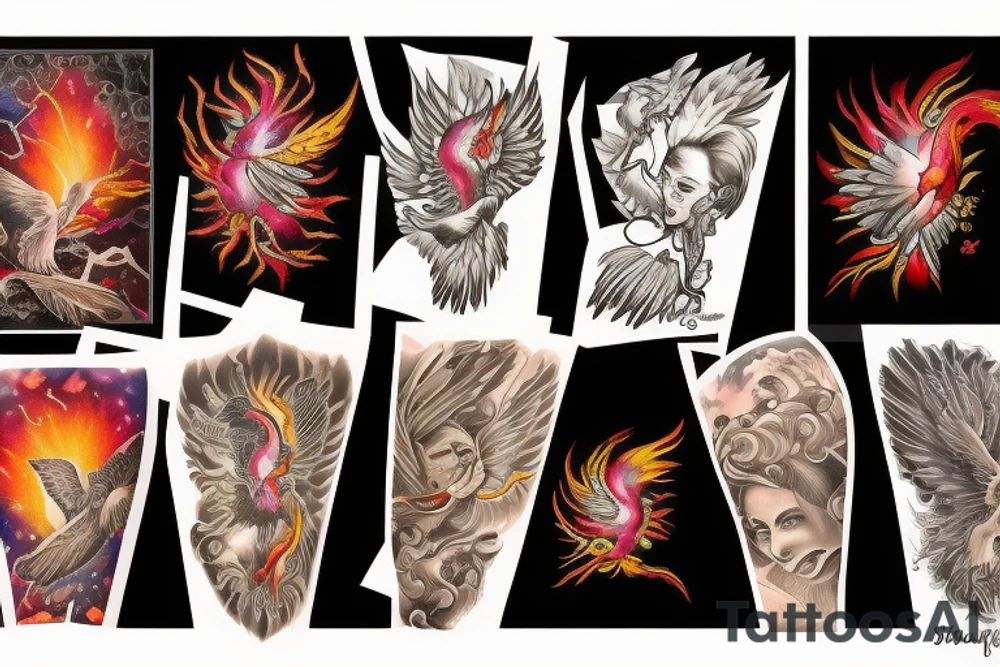 Phoenix tattoo idea