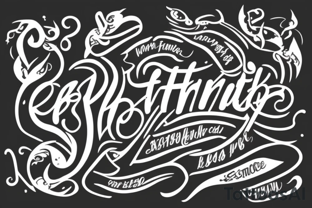 birthdates of family member tattoo idea