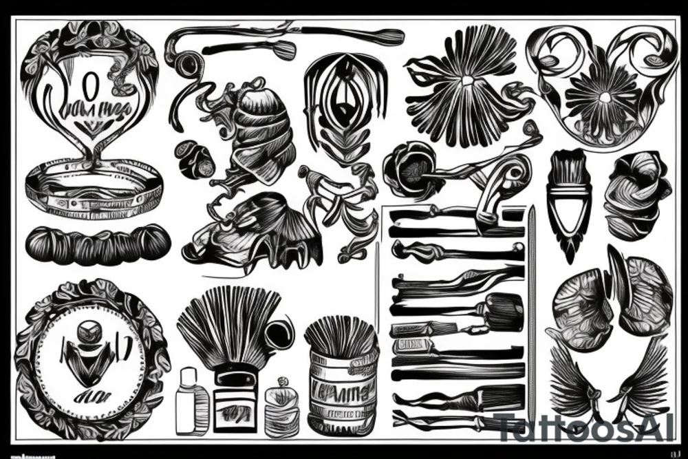 roman dates tattoo idea