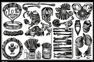 roman dates tattoo idea