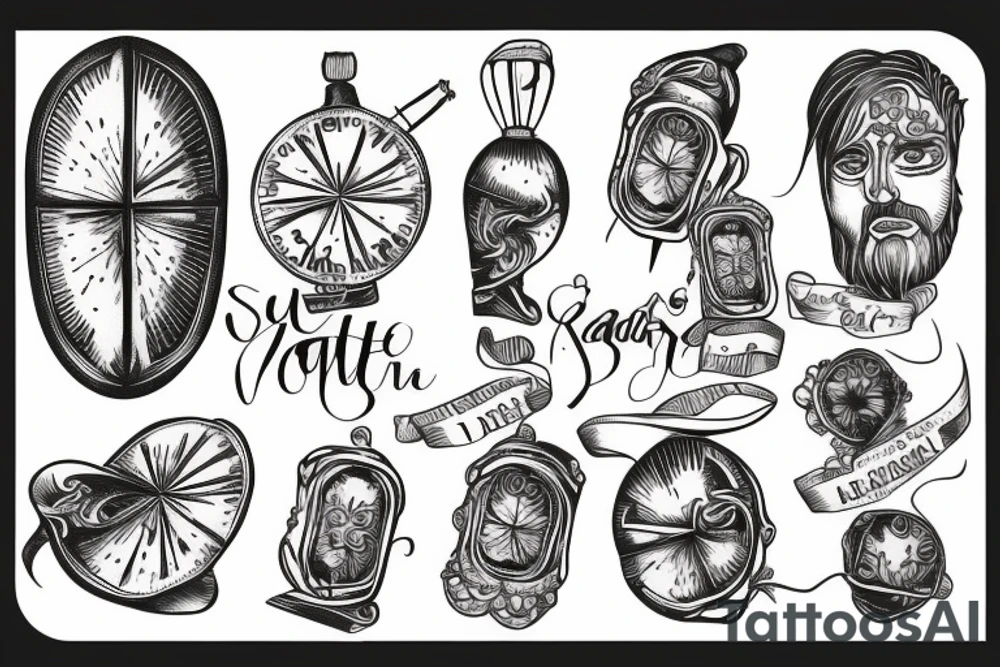 roman dates tattoo idea