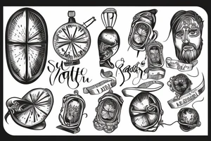 roman dates tattoo idea