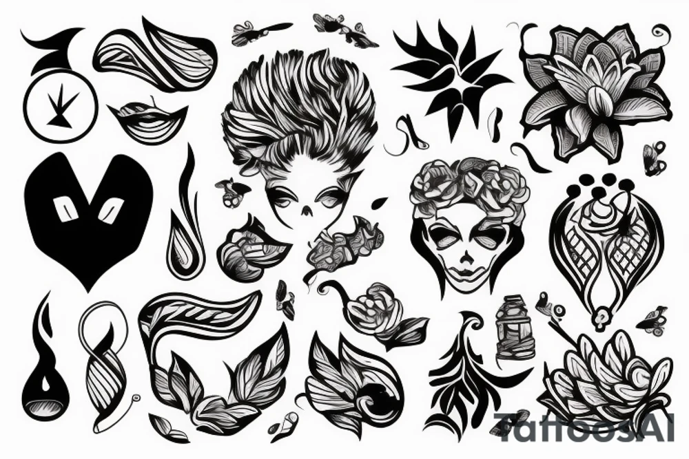 lit match tattoo idea